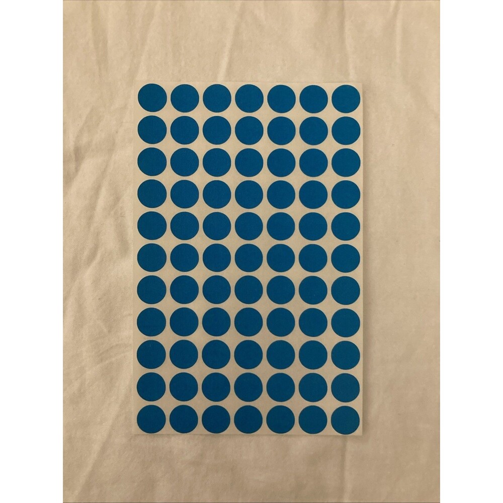 Unbranded Color Coding Labels | Blue | 1 Sheet Only (77 Labels)